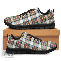 Scottish Stewart Dress Ancient Clan Tartan Sneakers - Classic Scottish Plaid Tartan Plaid