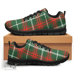 Scottish Prince of Wales Clan Tartan Sneakers - Classic Scottish Plaid Tartan Plaid
