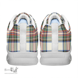 Scottish Stewart Dress Ancient Clan Tartan Sneakers - Classic Scottish Plaid Tartan Plaid