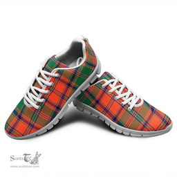 Scottish Stewart of Appin Ancient Clan Tartan Sneakers - Classic Scottish Plaid Tartan Plaid