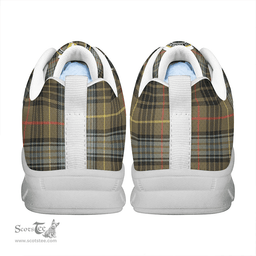 Scottish Stewart Hunting Weathered Clan Tartan Sneakers - Crest Classic Scottish Plaid Tartan Plaid