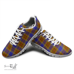Scottish Balfour Modern Clan Tartan Sneakers - Crest Classic Scottish Plaid Tartan Plaid
