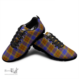 Scottish Balfour Modern Clan Tartan Sneakers - Crest Classic Scottish Plaid Tartan Plaid