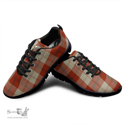 Scottish Davidson Dress Dancers Clan Tartan Sneakers - Crest Classic Scottish Plaid Tartan Plaid