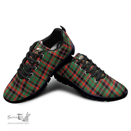 Scottish Cumming Hunting Ancient Clan Tartan Sneakers - Crest Classic Scottish Plaid Tartan Plaid