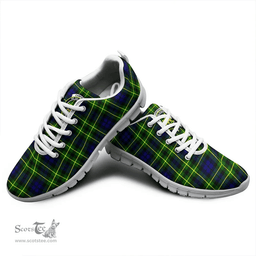 Scottish Campbell of Breadalbane Modern Clan Tartan Sneakers - Crest Classic Scottish Plaid Tartan Plaid