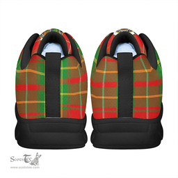 Scottish Burnett Ancient Clan Tartan Sneakers - Crest Classic Scottish Plaid Tartan Plaid