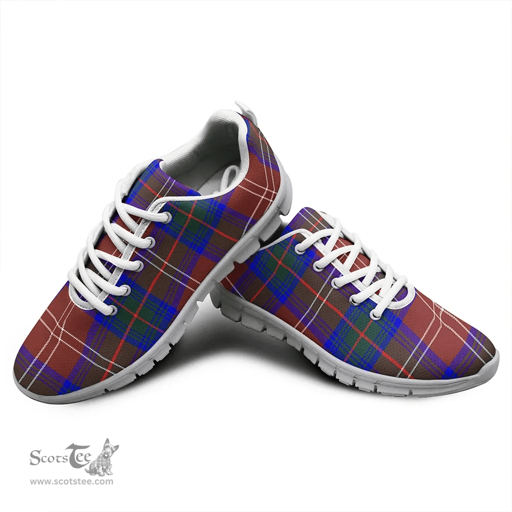 Scottish Chisholm Hunting Modern Clan Tartan Sneakers - Classic Scottish Plaid Tartan Plaid