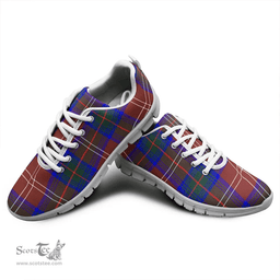 Scottish Chisholm Hunting Modern Clan Tartan Sneakers - Classic Scottish Plaid Tartan Plaid