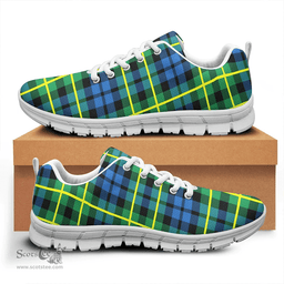 Scottish Campbell of Breadalbane Ancient Clan Tartan Sneakers - Classic Scottish Plaid Tartan Plaid