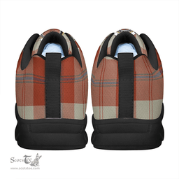 Scottish Davidson Dress Dancers Clan Tartan Sneakers - Crest Classic Scottish Plaid Tartan Plaid