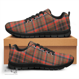 Scottish Cumming Hunting Weathered Clan Tartan Sneakers - Classic Scottish Plaid Tartan Plaid