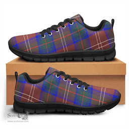 Scottish Chisholm Hunting Modern Clan Tartan Sneakers - Classic Scottish Plaid Tartan Plaid