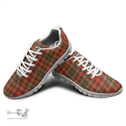 Scottish MacKintosh Hunting Weathered Clan Tartan Sneakers - Crest Classic Scottish Plaid Tartan Plaid
