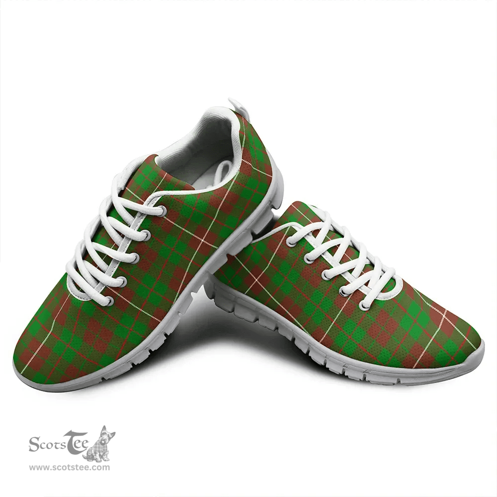 Scottish MacKinnon Hunting Modern Clan Tartan Sneakers - Classic Scottish Plaid Tartan Plaid