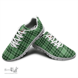 Scottish MacDonald Lord of the Isles Hunting Clan Tartan Sneakers - Crest Classic Scottish Plaid Tartan Plaid
