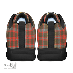 Scottish MacKintosh Hunting Weathered Clan Tartan Sneakers - Crest Classic Scottish Plaid Tartan Plaid