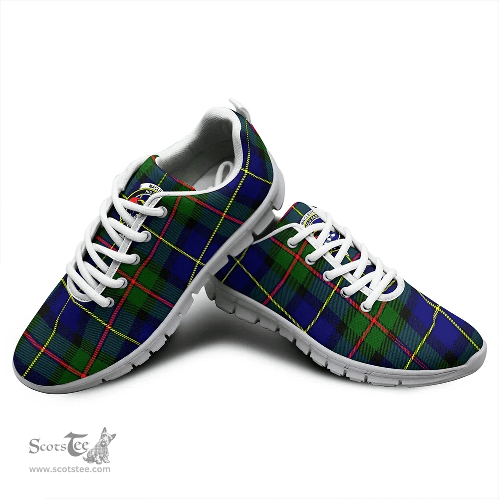 Scottish MacLeod of Harris Modern Clan Tartan Sneakers - Crest Classic Scottish Plaid Tartan Plaid