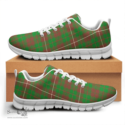 Scottish MacKinnon Hunting Modern Clan Tartan Sneakers - Classic Scottish Plaid Tartan Plaid
