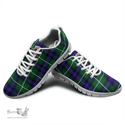 Scottish MacDonald of the Isles Hunting Modern Clan Tartan Sneakers - Crest Classic Scottish Plaid Tartan Plaid