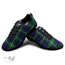 Scottish MacDonald of the Isles Hunting Modern Clan Tartan Sneakers - Crest Classic Scottish Plaid Tartan Plaid