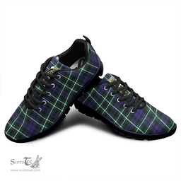 Scottish Graham of Montrose Modern Clan Tartan Sneakers - Crest Classic Scottish Plaid Tartan Plaid
