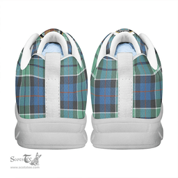 Scottish Leslie Hunting Ancient Clan Tartan Sneakers - Crest Classic Scottish Plaid Tartan Plaid