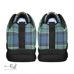 Scottish Leslie Hunting Ancient Clan Tartan Sneakers - Crest Classic Scottish Plaid Tartan Plaid