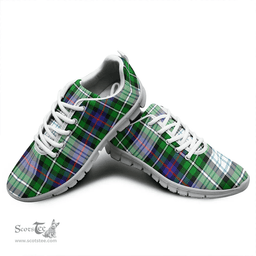 Scottish MacKenzie Dress Modern Clan Tartan Sneakers - Classic Scottish Plaid Tartan Plaid