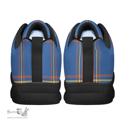 Scottish MacLaine of Loch Buie Hunting Ancient Clan Tartan Sneakers - Classic Scottish Plaid Tartan Plaid