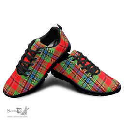 Scottish MacLean of Duart Modern Clan Tartan Sneakers - Classic Scottish Plaid Tartan Plaid