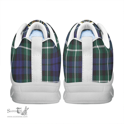 Scottish Graham of Montrose Modern Clan Tartan Sneakers - Crest Classic Scottish Plaid Tartan Plaid