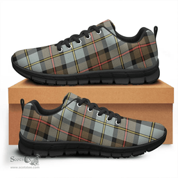 Scottish MacLeod of Harris Weathered Clan Tartan Sneakers - Classic Scottish Plaid Tartan Plaid