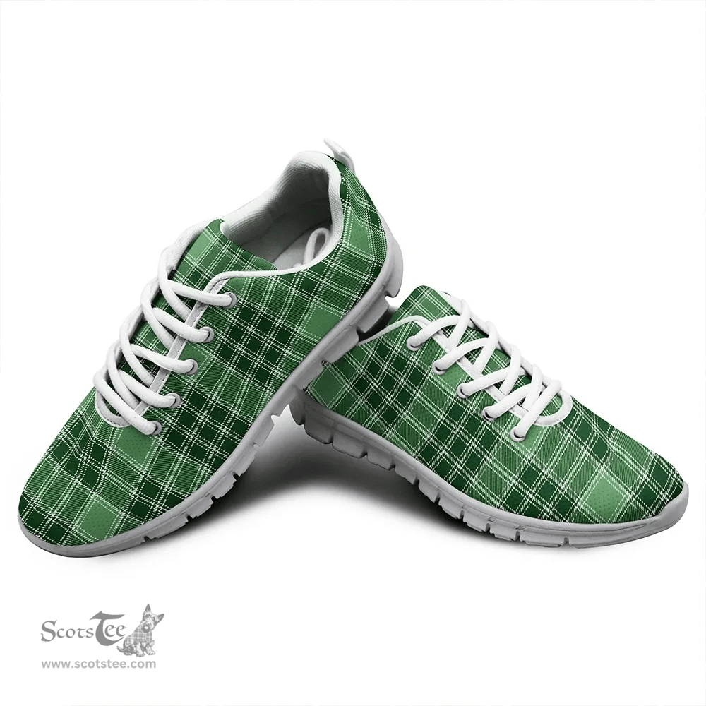 Scottish MacDonald Lord of the Isles Hunting Clan Tartan Sneakers - Classic Scottish Plaid Tartan Plaid