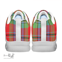 Scottish MacLean of Duart Modern Clan Tartan Sneakers - Classic Scottish Plaid Tartan Plaid