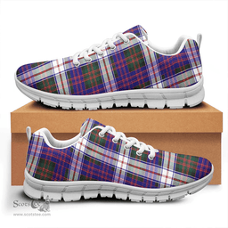 Scottish MacDonald Dress Modern Clan Tartan Sneakers - Classic Scottish Plaid Tartan Plaid