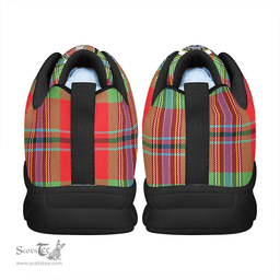 Scottish MacLean of Duart Modern Clan Tartan Sneakers - Crest Classic Scottish Plaid Tartan Plaid