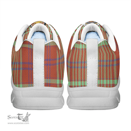 Scottish MacGillivray Hunting Ancient Clan Tartan Sneakers - Crest Classic Scottish Plaid Tartan Plaid