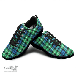 Scottish Graham of Montrose Ancient Clan Tartan Sneakers - Crest Classic Scottish Plaid Tartan Plaid