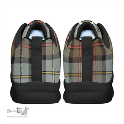 Scottish MacLeod of Harris Weathered Clan Tartan Sneakers - Crest Classic Scottish Plaid Tartan Plaid