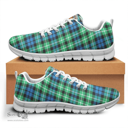Scottish Graham of Montrose Ancient Clan Tartan Sneakers - Crest Classic Scottish Plaid Tartan Plaid