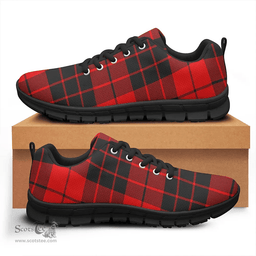 Scottish MacLeod of Raasay Clan Tartan Sneakers - Classic Scottish Plaid Tartan Plaid
