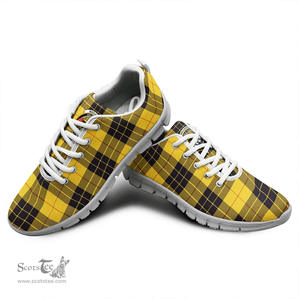 Scottish MacLeod of Lewis Ancient Clan Tartan Sneakers - Crest Classic Scottish Plaid Tartan Plaid