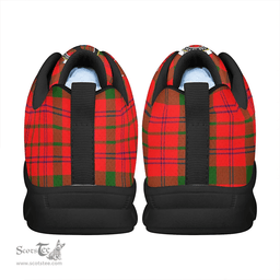 Scottish MacDonnell of Keppoch Modern Clan Tartan Sneakers - Crest Classic Scottish Plaid Tartan Plaid