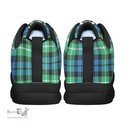 Scottish Graham of Montrose Ancient Clan Tartan Sneakers - Crest Classic Scottish Plaid Tartan Plaid