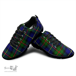 Scottish MacLeod of Harris Modern Clan Tartan Sneakers - Classic Scottish Plaid Tartan Plaid