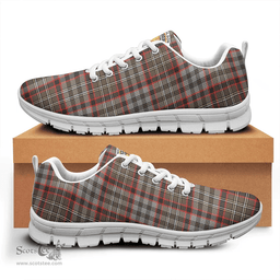 Scottish Nicolson Hunting Weathered Clan Tartan Sneakers - Crest Classic Scottish Plaid Tartan Plaid