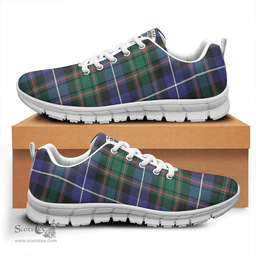 Scottish MacRae Hunting Modern Clan Tartan Sneakers - Crest Classic Scottish Plaid Tartan Plaid