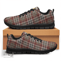 Scottish Nicolson Hunting Weathered Clan Tartan Sneakers - Crest Classic Scottish Plaid Tartan Plaid