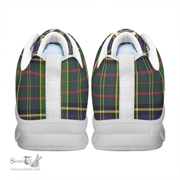 Scottish MacMillan Hunting Modern Clan Tartan Sneakers - Crest Classic Scottish Plaid Tartan Plaid